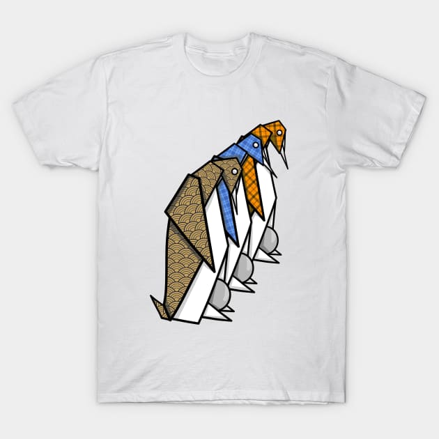 Geometric Penguins T-Shirt by mailboxdisco